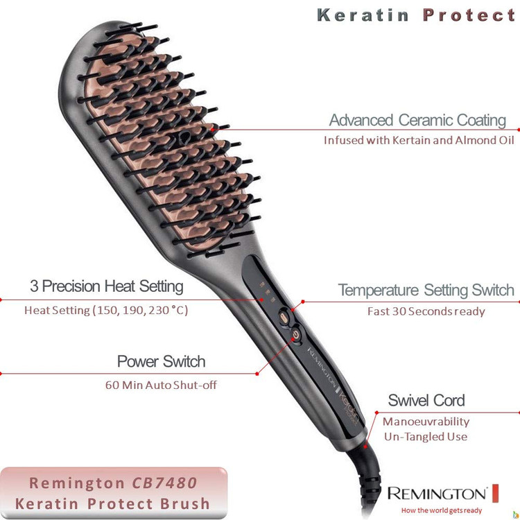 برس حرارتی مو رمینگتون مدل CB7480