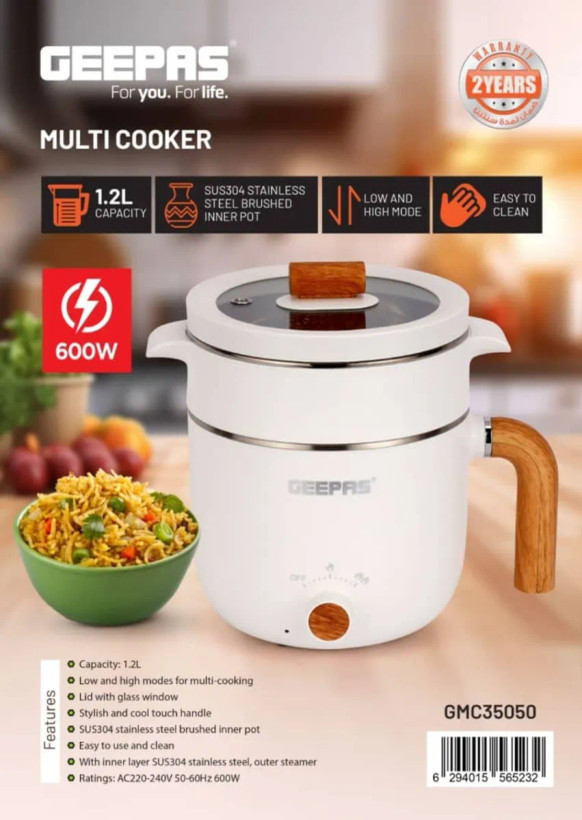 مولتی کوکر جیپاس مدل GMC35050