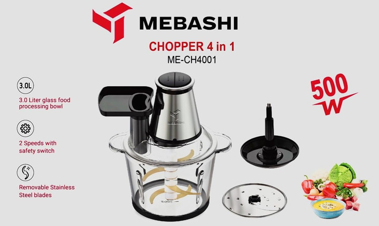 خردکن 4 کاره مباشی مدل ME-CH4001