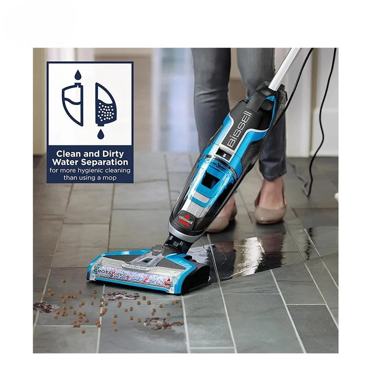 جاروبرقی عصایی و زمین شوی بیسل مدل CROSSWAVE B-1713E