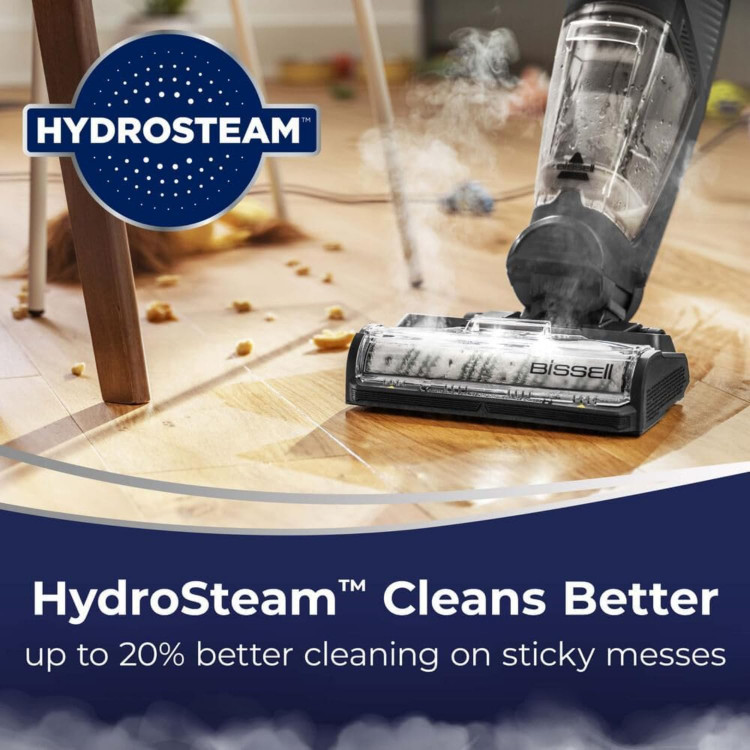 جاروبرقی عصایی، زمین شوی و بخارشوی بیسل مدل CROSSWAVE HYRDOSTEAM 3527E