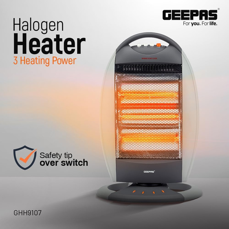 بخاری برقی هالوژنی جیپاس مدل GHH9107