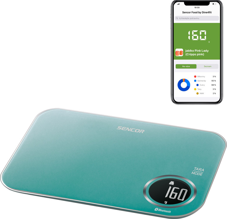 ترازوی آشپزخانه سنکور مدل SKS 7072BL