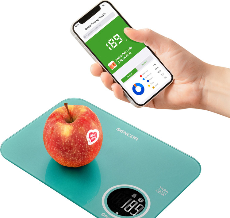 ترازوی آشپزخانه سنکور مدل SKS 7072BL