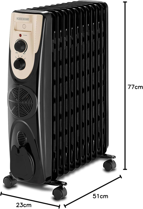 رادیاتور روغنی 11 پره بلک اند دکر مدل ORO11FD-B5
