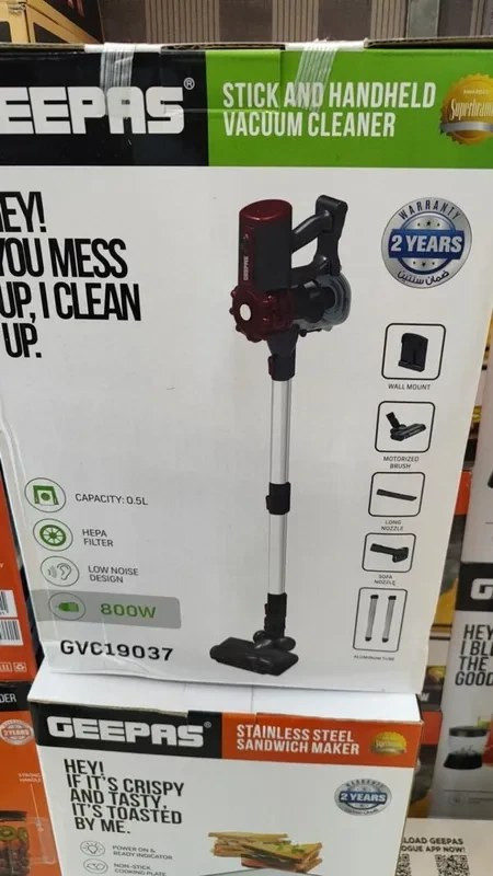جاروبرقی پرتابل جیپاس مدل GVC 19037