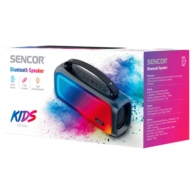 اسپیکر بلوتوثی سنکور مدل SSS 3000 KIDS