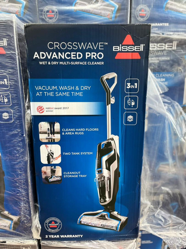 جاروبرقی عصایی و زمین شوی بیسل مدل croswave advance pro Vaccum cleaner 2223E