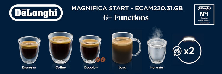 اسپرسو ساز دلونگی مدل Magnifica Start ECAM220.31.SB