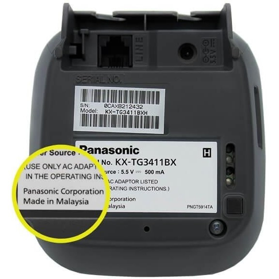 تلفن بیسیم پاناسونیک مدل KX-TG3411