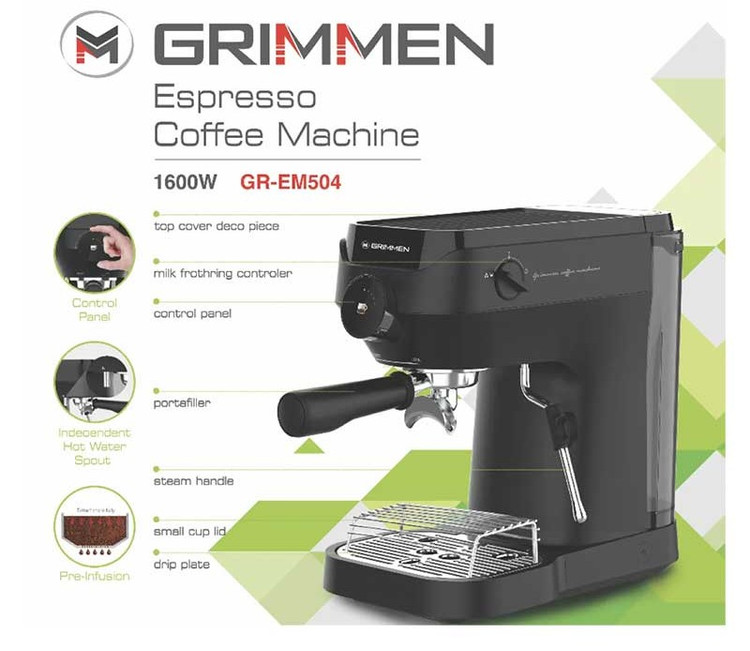 اسپرسوساز گریمن مدل GR-EM504