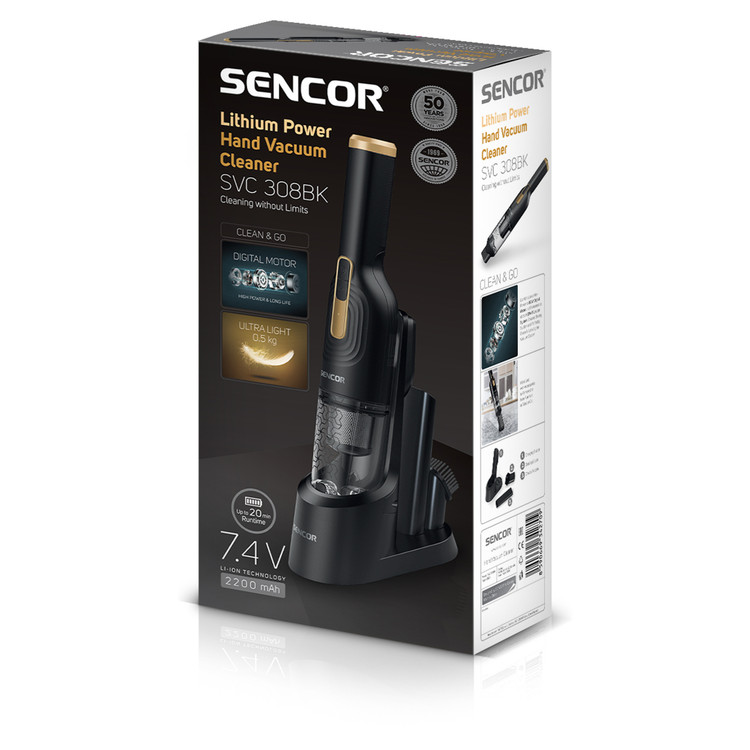 جارو شارژی سنکور مدل svc 308bk