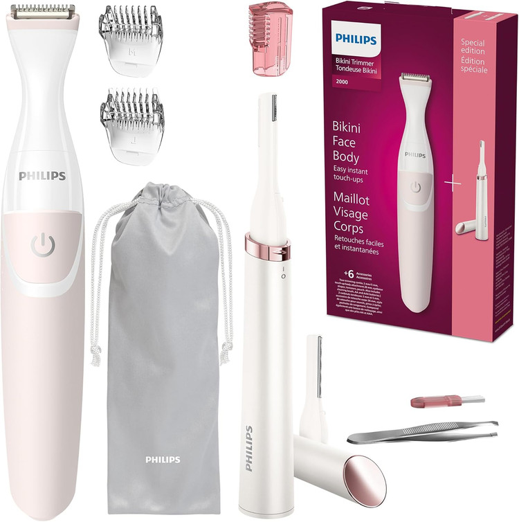 ماشین اصلاح بیکینی و اصلاح کننده فیلیپس مدل BRT387/90