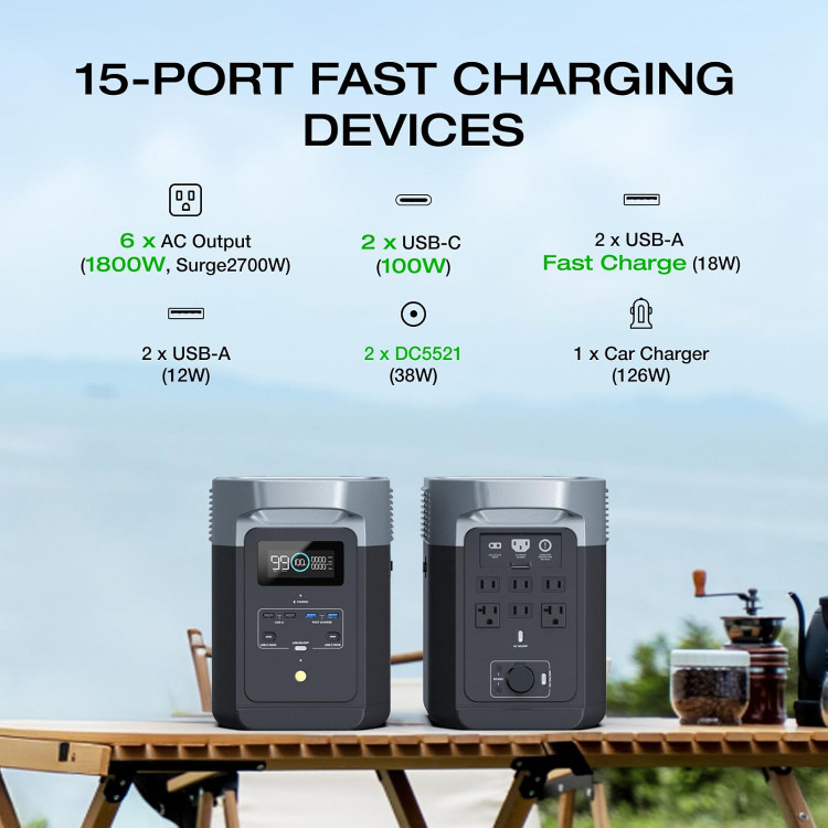 ذخیره کننده انرژی مدل DELTA 2 EFD330 Portable Power Station