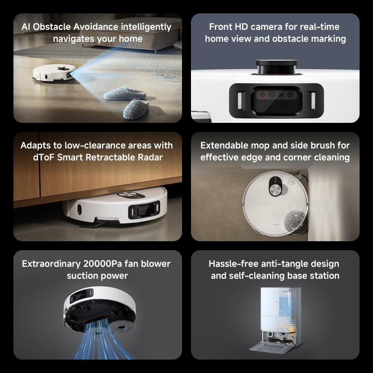 جارو رباتیک شیائومی مدل Robot Vacuum 5 Pro