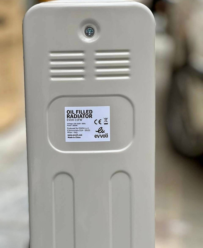 شوفاژ برقی ایوولی مدل EVOH-15FB
