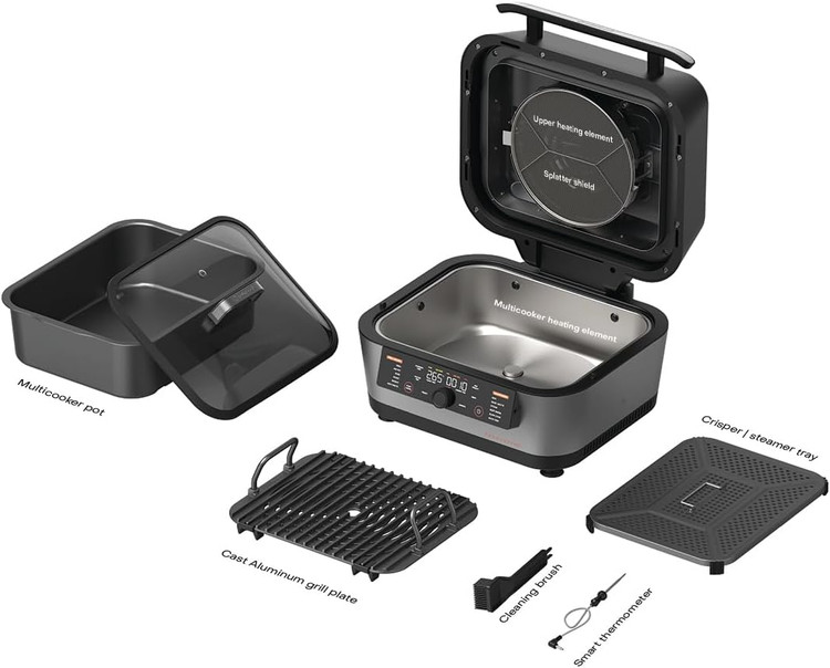 سرخ کن گریل و مولتی کوکر نوتریکوک مدل RG600
