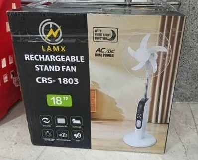 پنکه ایستاده شارژی LAMX مدل CRS-1803