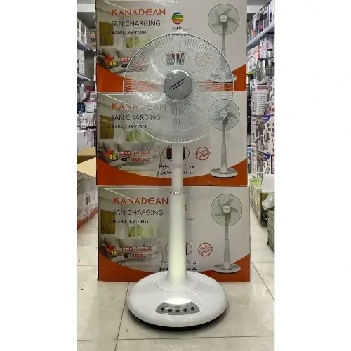 پنکه شارژی‌ ایستاده مدل km-f0056