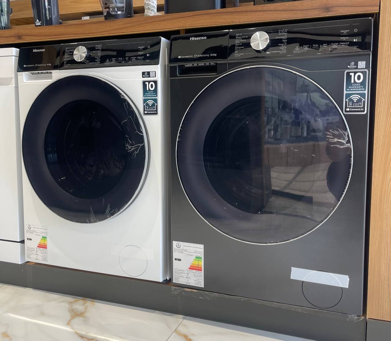 ماشین لباسشویی هایسنس 10.5 کیلویی مدل WF5S1045BB