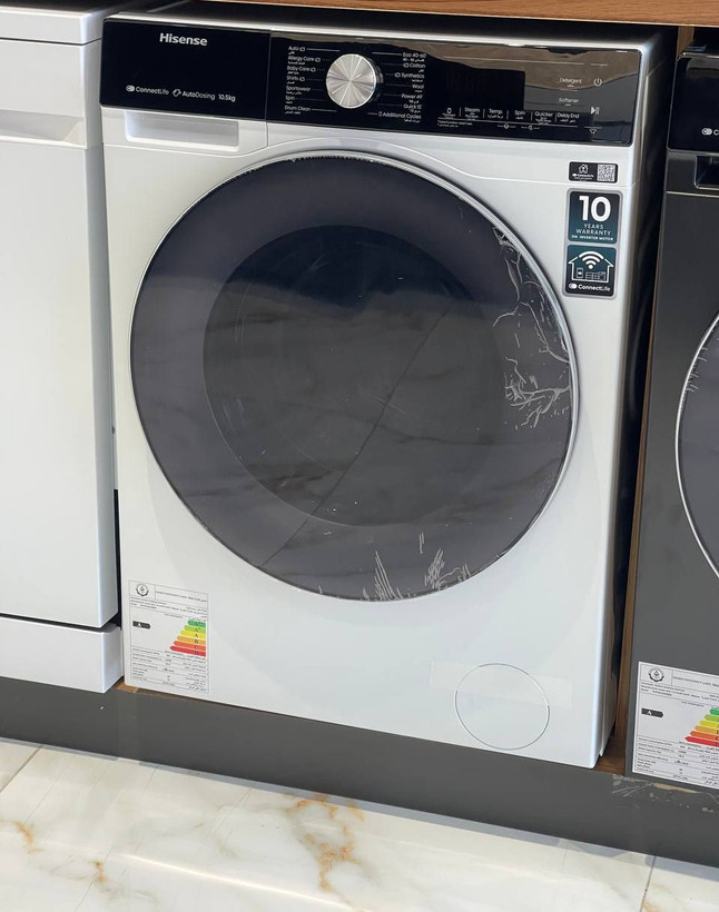 ماشین لباسشویی هایسنس 10.5 کیلویی مدل WF5S1045BB