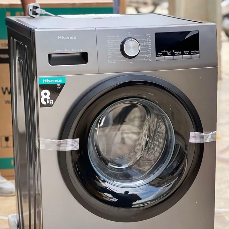 ماشین لباسشویی 8 کیلویی هایسنس مدل WFPV8012EMT